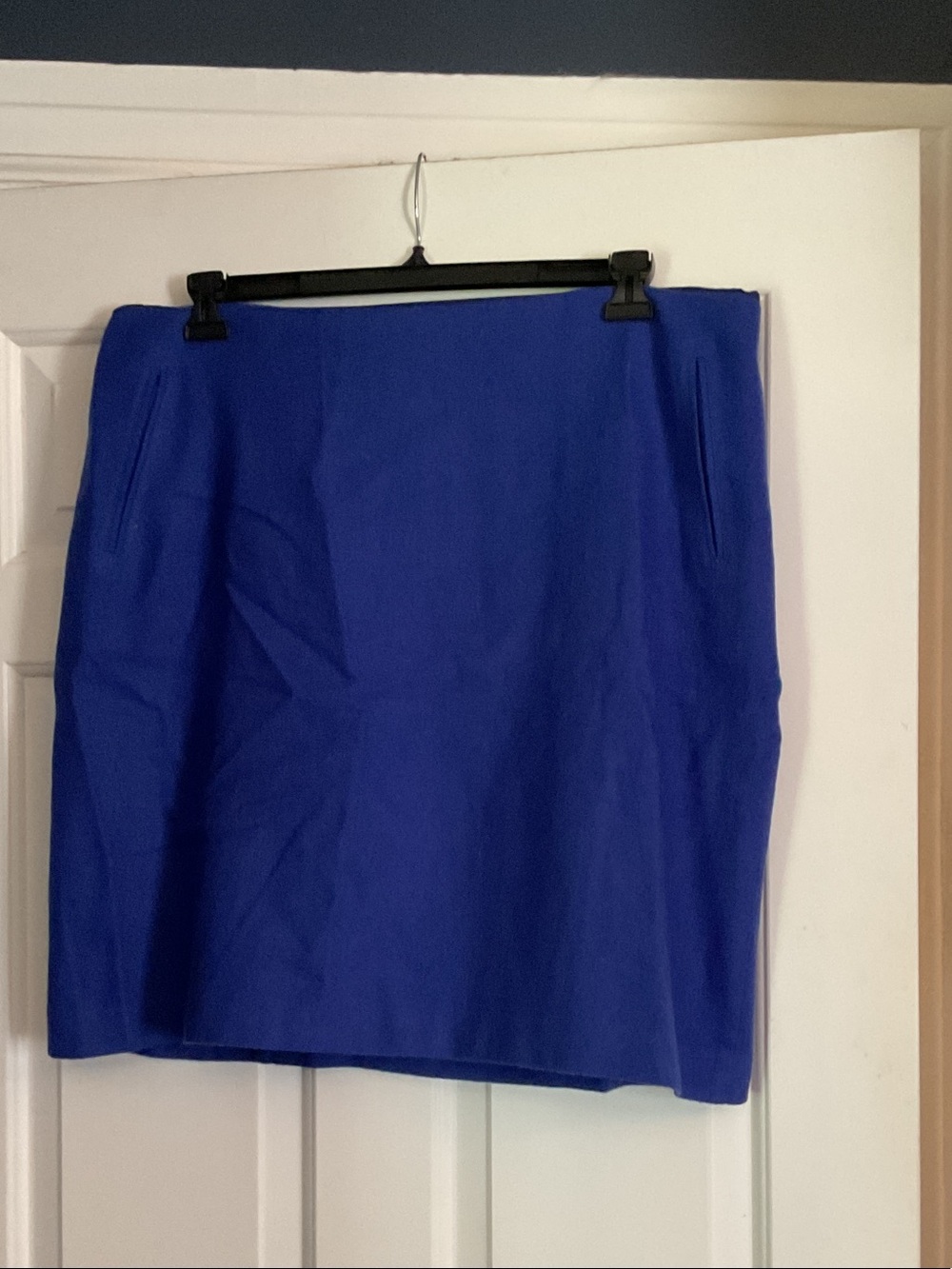 Talbots Royal Blue Wool Pencil Skirt